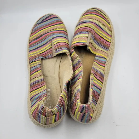 Mootsies Tootsies Shoes Mooties Tooties Espadrille Rainbow